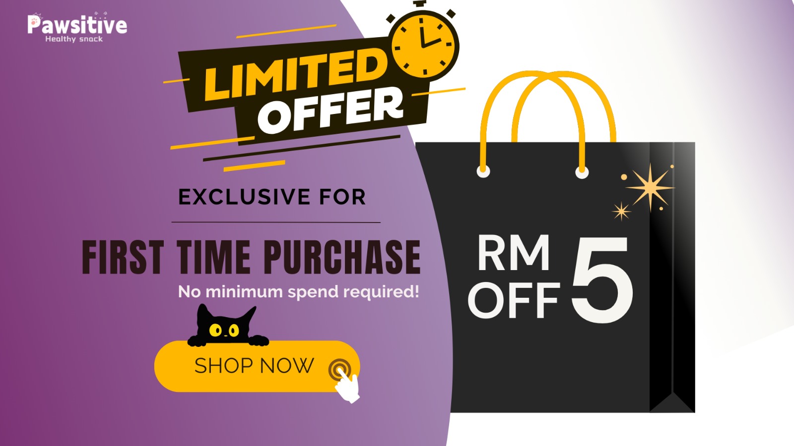 RM5 Off for First Time Purchase